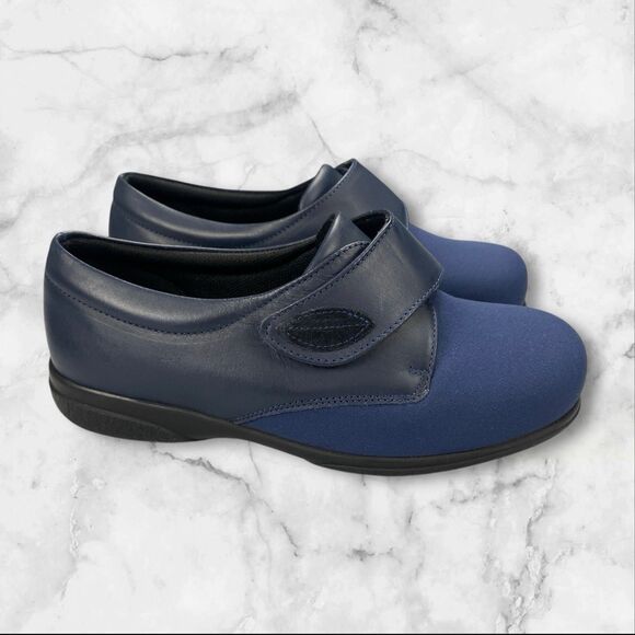 Cosyfeet Women's Blue Karena Extra Roomy Toe Shoes Size 7 - Picture 1 of 16